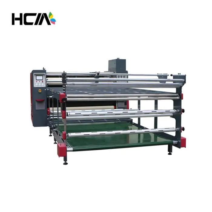 multi-color fabric roller heat transfer machine