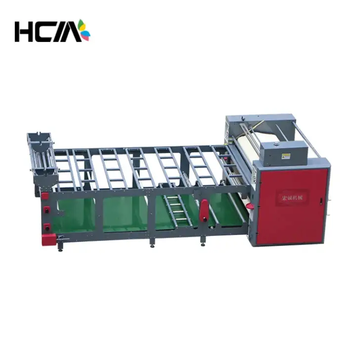 multi-color fabric roller heat transfer machine