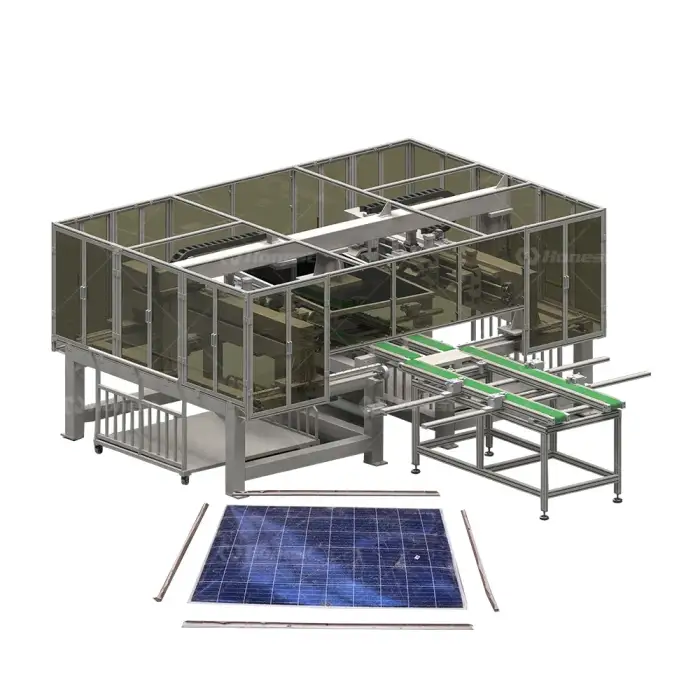 Environmentally Friendly Waste Solar Panel Recycling Fully Automatic High-Efficiency Recycling Production Line Machine