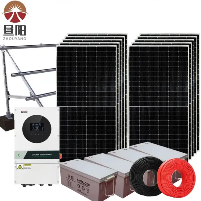 Solar Power Plant Manufacturer 5kW Solar Panel System Off-Grid Solar Power Systems