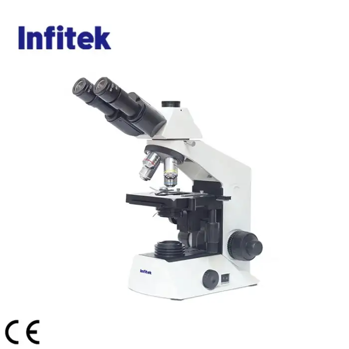 Infitek Trinocular Optical Biological Teaching Microscope with CE