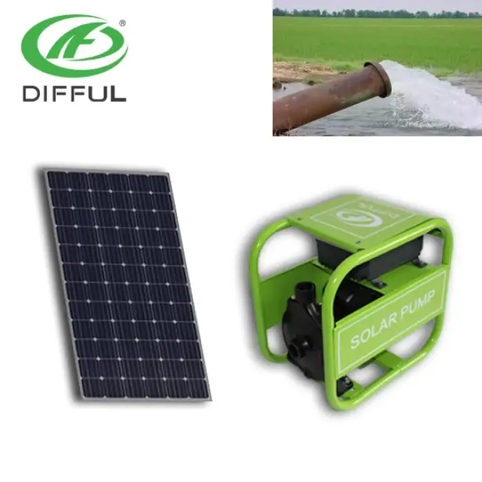 2HP DC Solar Pump Surface Solar Water Pump for Agriculture