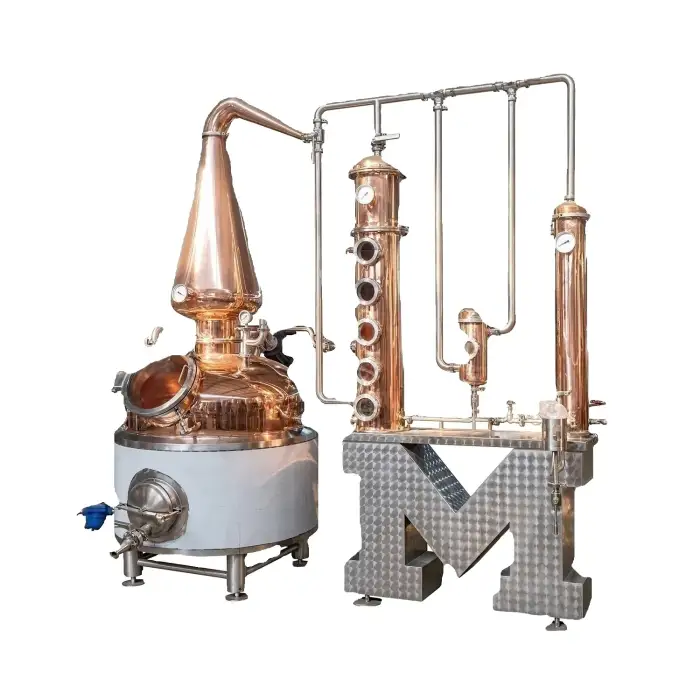 Fuel Ethanol Production Finished Alcohol Equipment  Whiskey Vodka Fruit Brandy Distillery Distiller