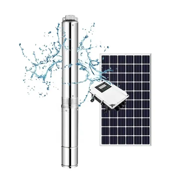 72V DC Solar Water Pumps Submersible Stainless Steel Deep Well Pump