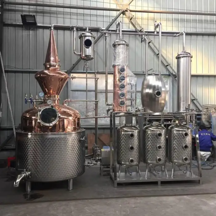 300L CE certified  Brewing Alcohol Distillation Machine Moonshine Distiller Type Distiller