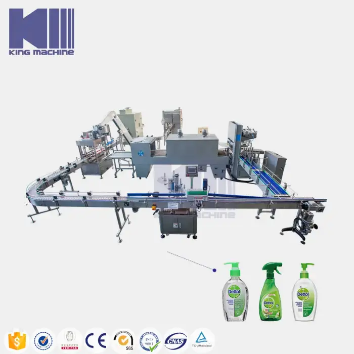 500ML Automatic Viscous Liquid Soap and Shampoo Filling Machine Production Line