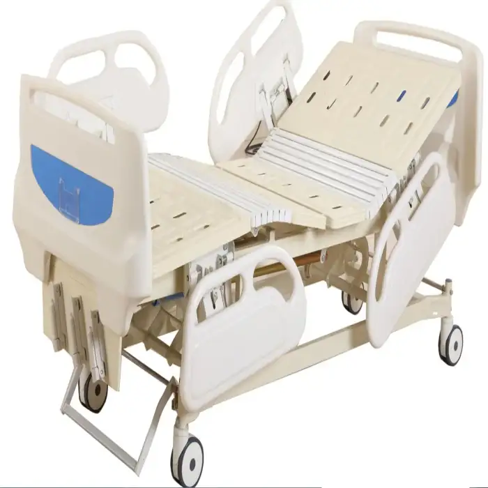 Factory price hospital bed 3 functions electric and manual nursing bed