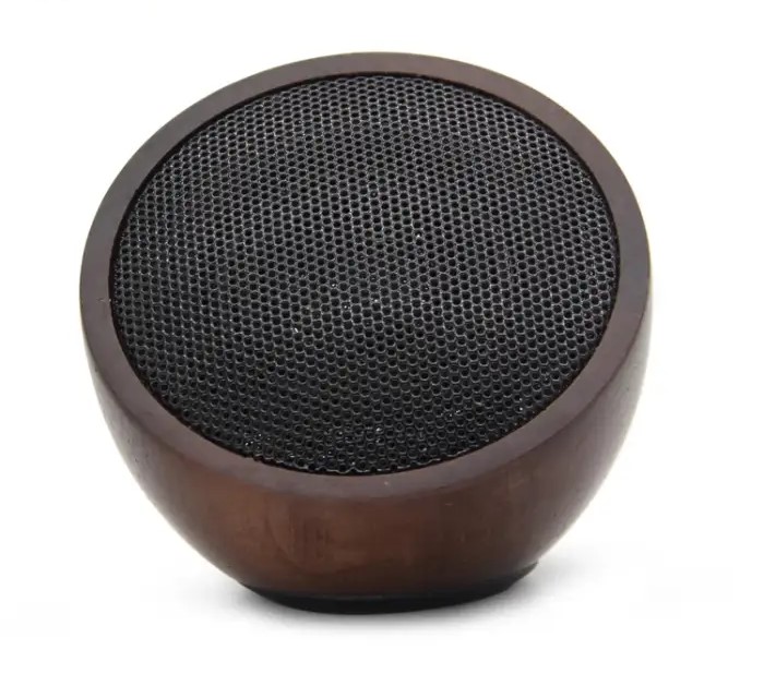 Fashionable Wooden Portable Wireless Media Player – Loud Stereo Sound Indoor Speaker for Bedroom and Living Room