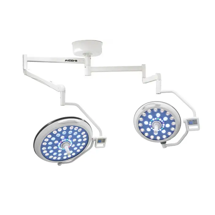 LED-700/500 Double Headed Ceiling Surgical Light – Shadowless LED Light Bulbs for Hospital Operation Rooms