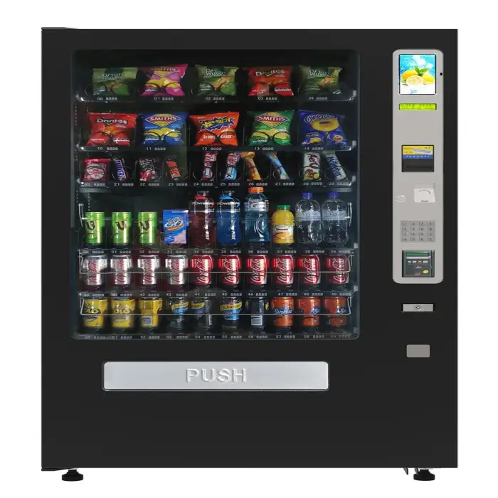 Luxury High-End Germany Beer and Chips Vending Machine – Bar Snack, Drink, Draft Beer, Can, and Bottle Cold Beer Vending Machine