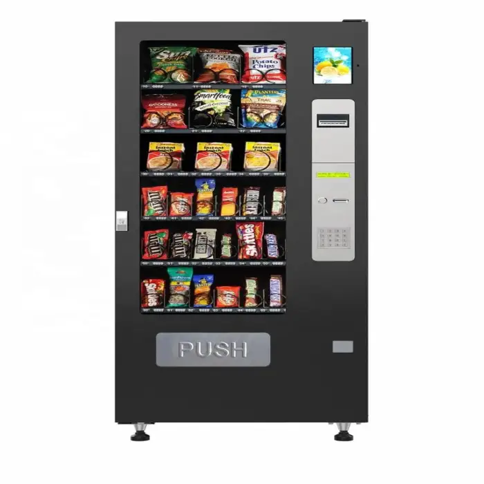 Luxury High-End Germany Beer and Chips Vending Machine – Bar Snack, Drink, Draft Beer, Can, and Bottle Cold Beer Vending Machine