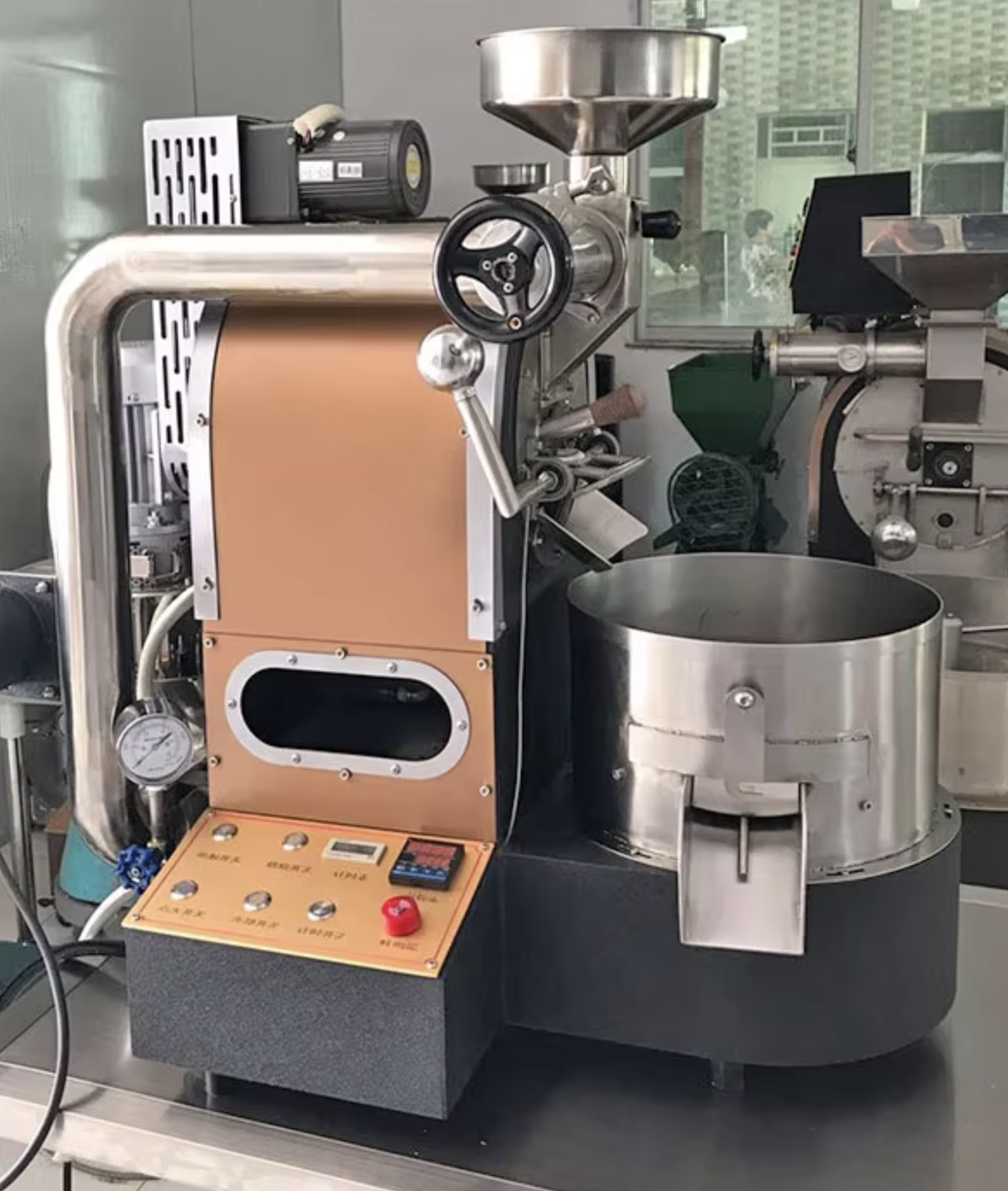 Commercial Automatic Coffee Roasting Machine: 15 Kg Capacity