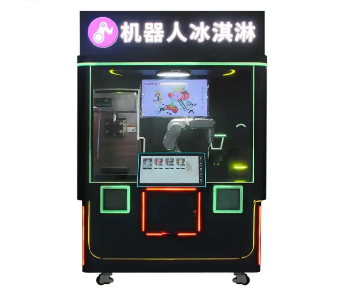 Factory Direct Automatic Unmanned 24-Hour Ice Cream Vending Machine – Various Flavors for Sale