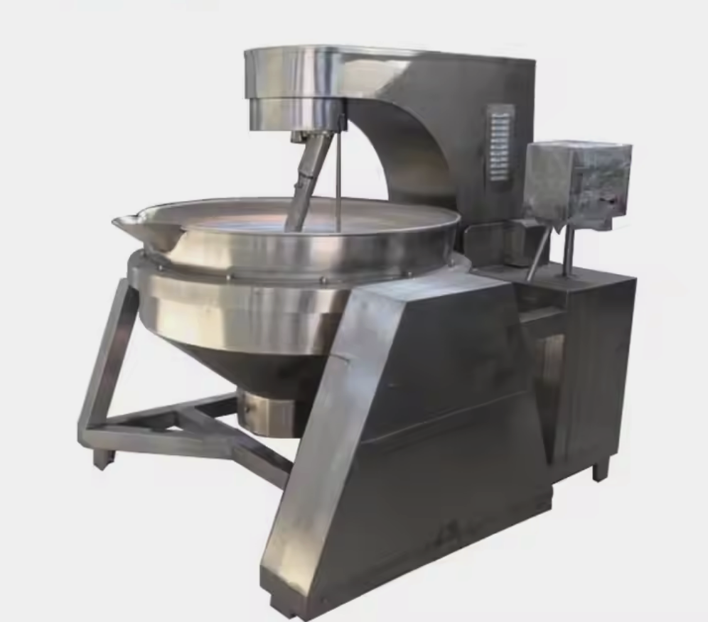 Big capacity automatic industrial planetary cooking machine mixer for sale.