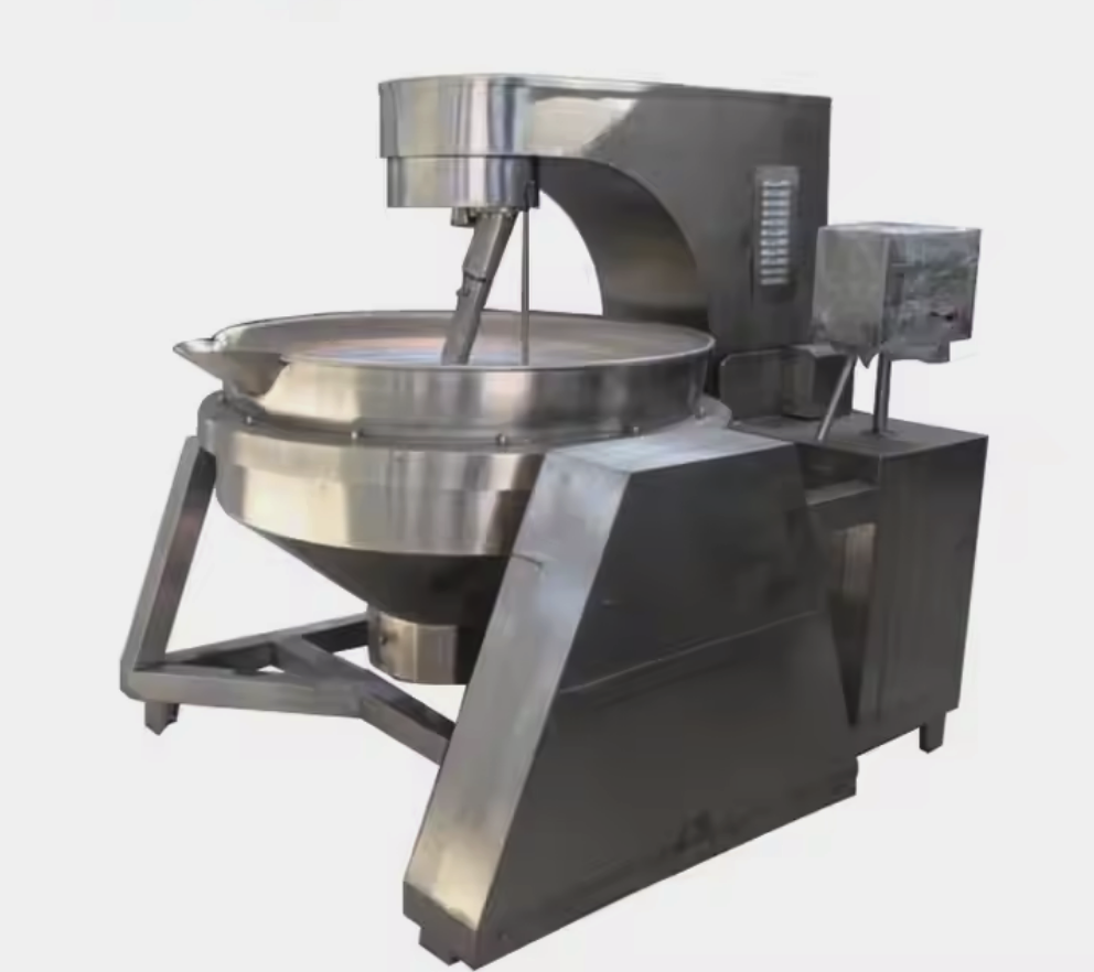 Big capacity automatic industrial planetary cooking machine mixer for sale.