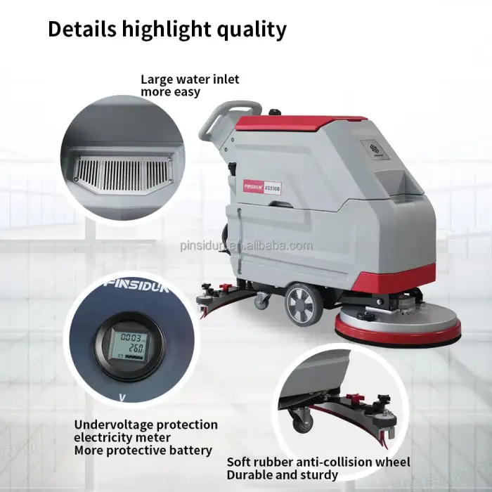 XS530B Deep-Cleaning Machine Floor Scrubber Autonomous Floor Scrubber