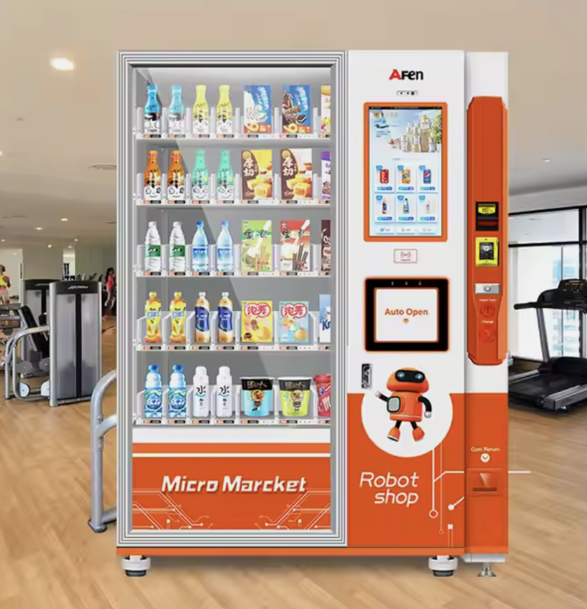 Screen Cashless System Card Reader Smart Market Combo Vending Machine