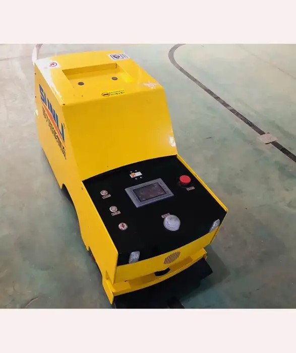 New Single-Way Tugger Type Automatic Guided Vehicle (AGV) for Construction Industries with Core Engine Component