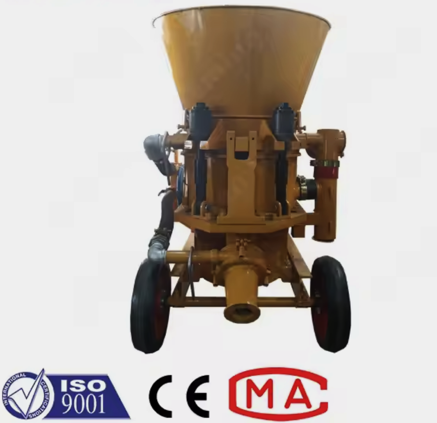 keming 4-5 m3 or h dedust dry refractory shotcrete machine