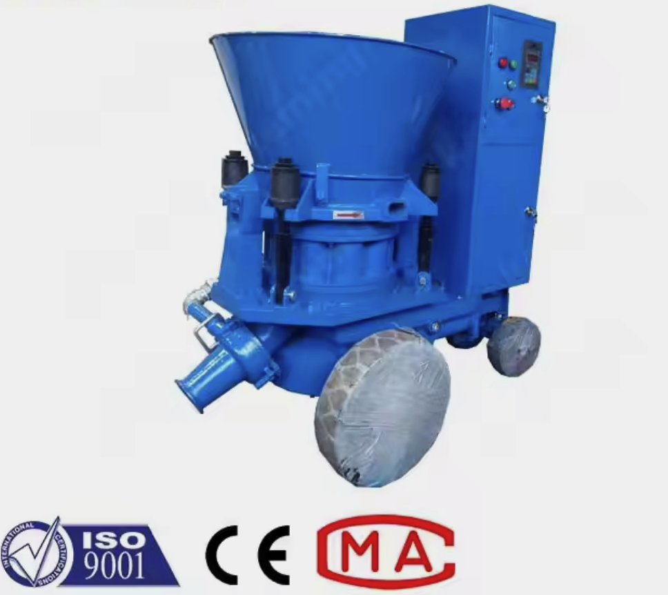 keming 4-5 m3 or h dedust dry refractory shotcrete machine