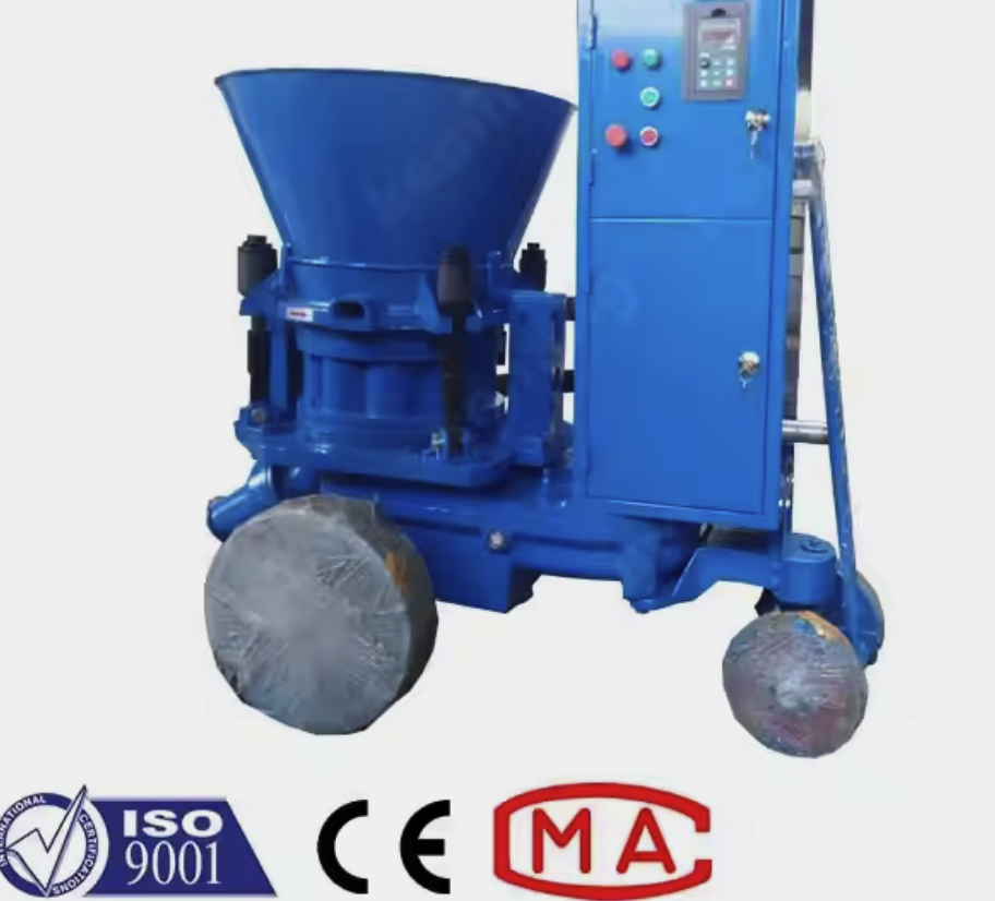 keming 4-5 m3 or h dedust dry refractory shotcrete machine