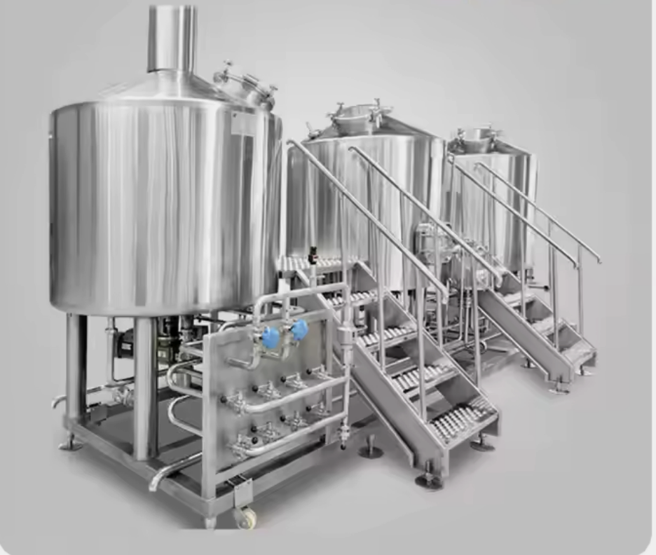 4-Vessel Microbrewery Equipment: 1000L, 2000L Stainless Steel Barley Beer Malting Making Machine