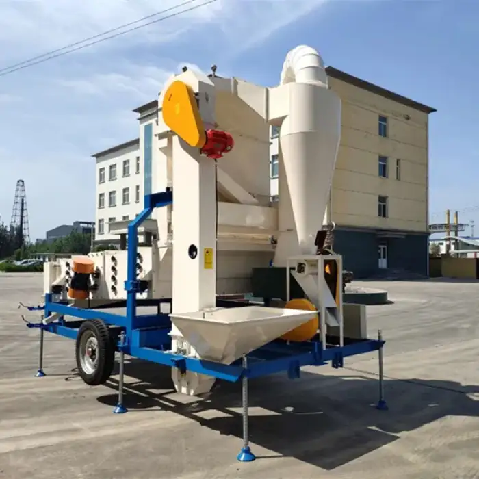 10 Ton Per Hour Grain Seed Cleaner: High-Efficiency Air Cleaning &amp; Sifting Screen