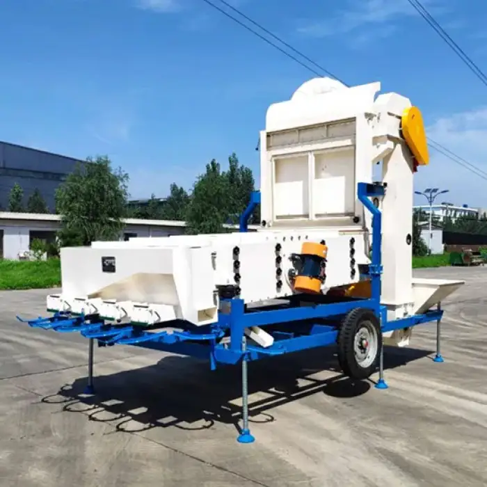 10 Ton Per Hour Grain Seed Cleaner: High-Efficiency Air Cleaning &amp; Sifting Screen