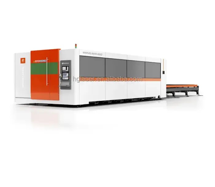 HGTECH 1000W/1500W/2000W/3000W/4000W Fiber laser Metal Cutting Equipment For Advertising industry