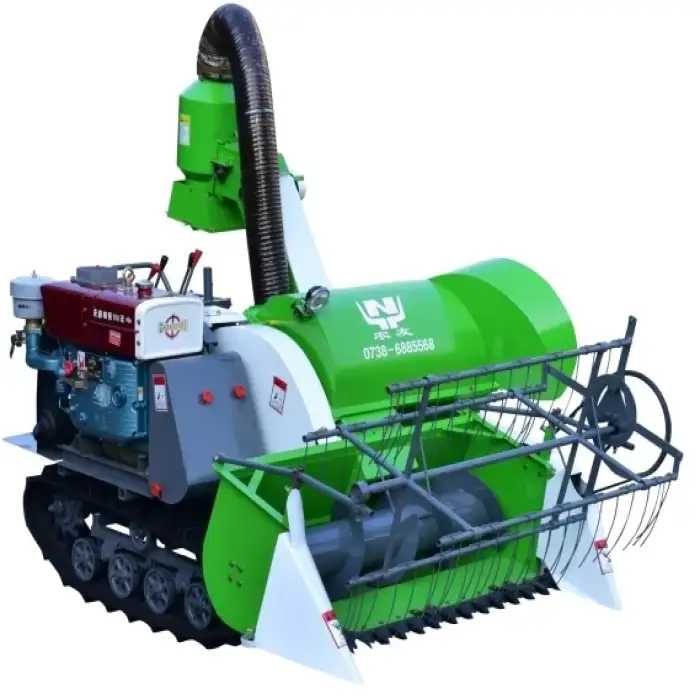 Hot Sale OEM Directly Factory 20HP Factory Cheaper Price Mini Combined Rice Harvester Machine Small Combine Grain Reaper