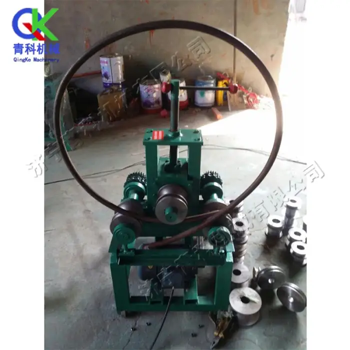 Tube rolling machine umbrella stainless steel pipe bender aluminum pipe bending arc disc round machine