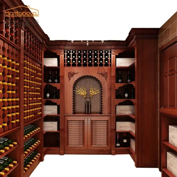 New Bespoke Antique Room Display Shelf wine cabinet Storage Rack Wood Wine Cabinet