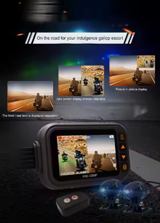 Motorcycle Video Recorder GPS Tracker Karadar MT35C Support WiFi and APP Function Dual Lens Motorcycle Dvr