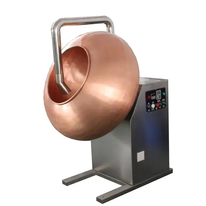 Copper Sugar Caramel Dragee Drum Pan Machine