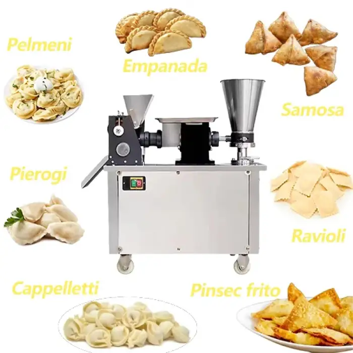 Exquisite Small Automatic Dumpling Making Machine ; Canteen Production