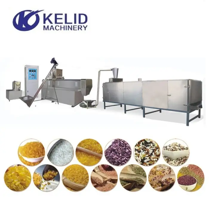 Fully Automatic Instant Nutritional Artificial Rice Processing Machine