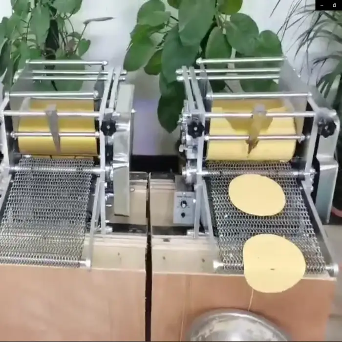 Full Automatic Industrial Flour &amp; Corn Tortilla Machine: Taco, Roti, Bread Press