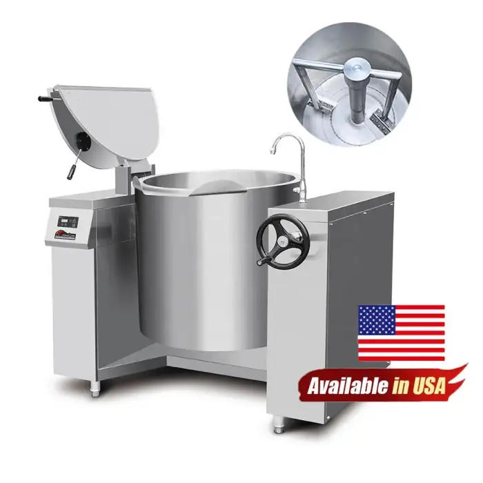 50-500L Jam &amp; Turkish Delight Machine: Industry Cooker, Electric Induction Boiler, Kettle, Mixer