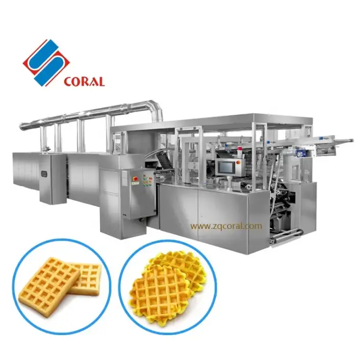 Fully Automatic Waffle Machine Manufacturer: Soft Waffle Production Line