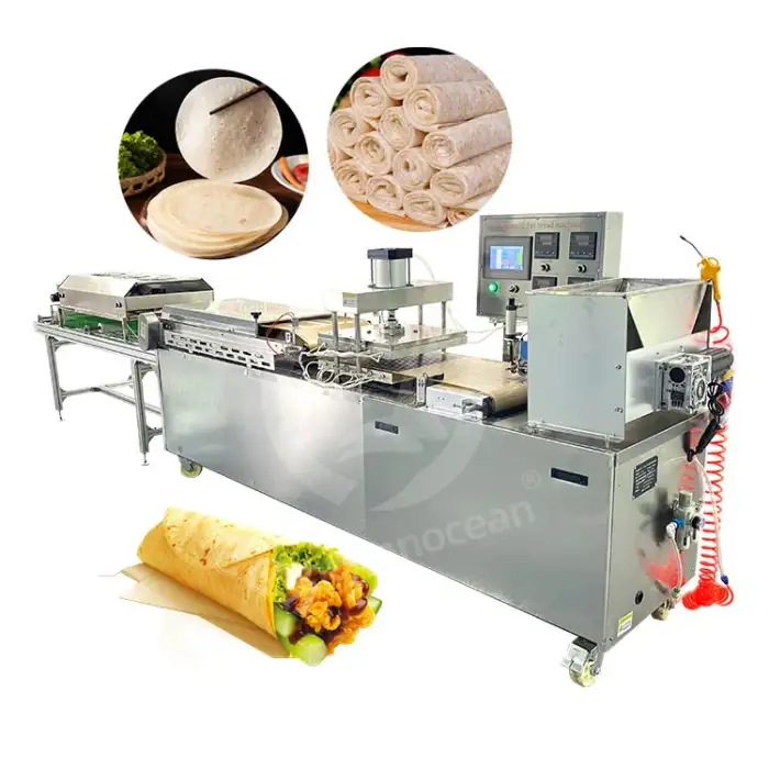 OCEAN Tabletop Fully Automatic Momo &amp; Roti Maker: Electric Grain Product, Tortilla Press