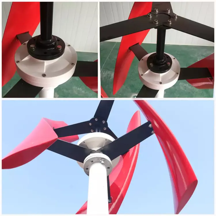 5KW Wind Turbine Power Generator &amp; 5KW Solar Panels Hybrid Power System - Ideal for Home and Farm Use Model: EL-EX-5000W