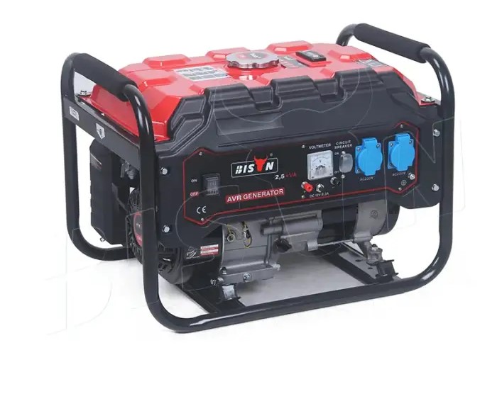 Bison Portable Gasoline Generators - Silent 8kw 50hz 458cc 16HP 3000/3600(RPM)