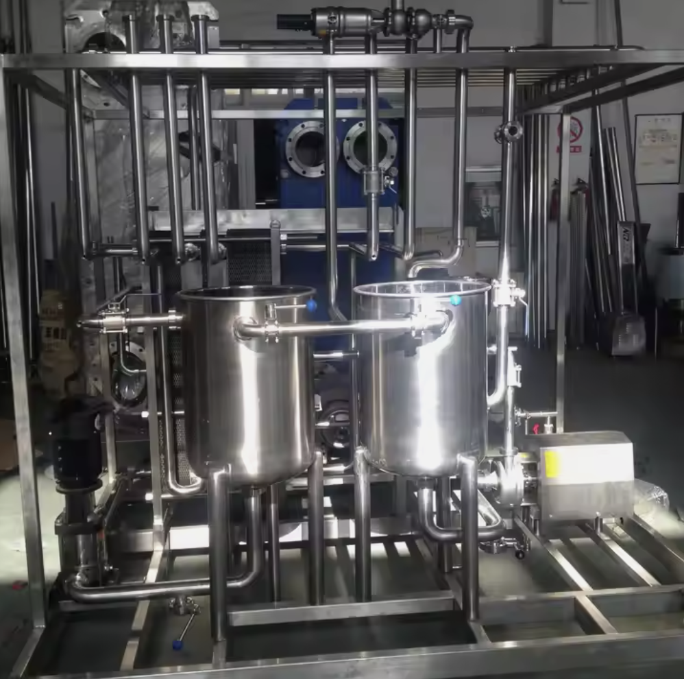 SS304  Milk Sterilisation Machine High Temperature UHT Steriliser