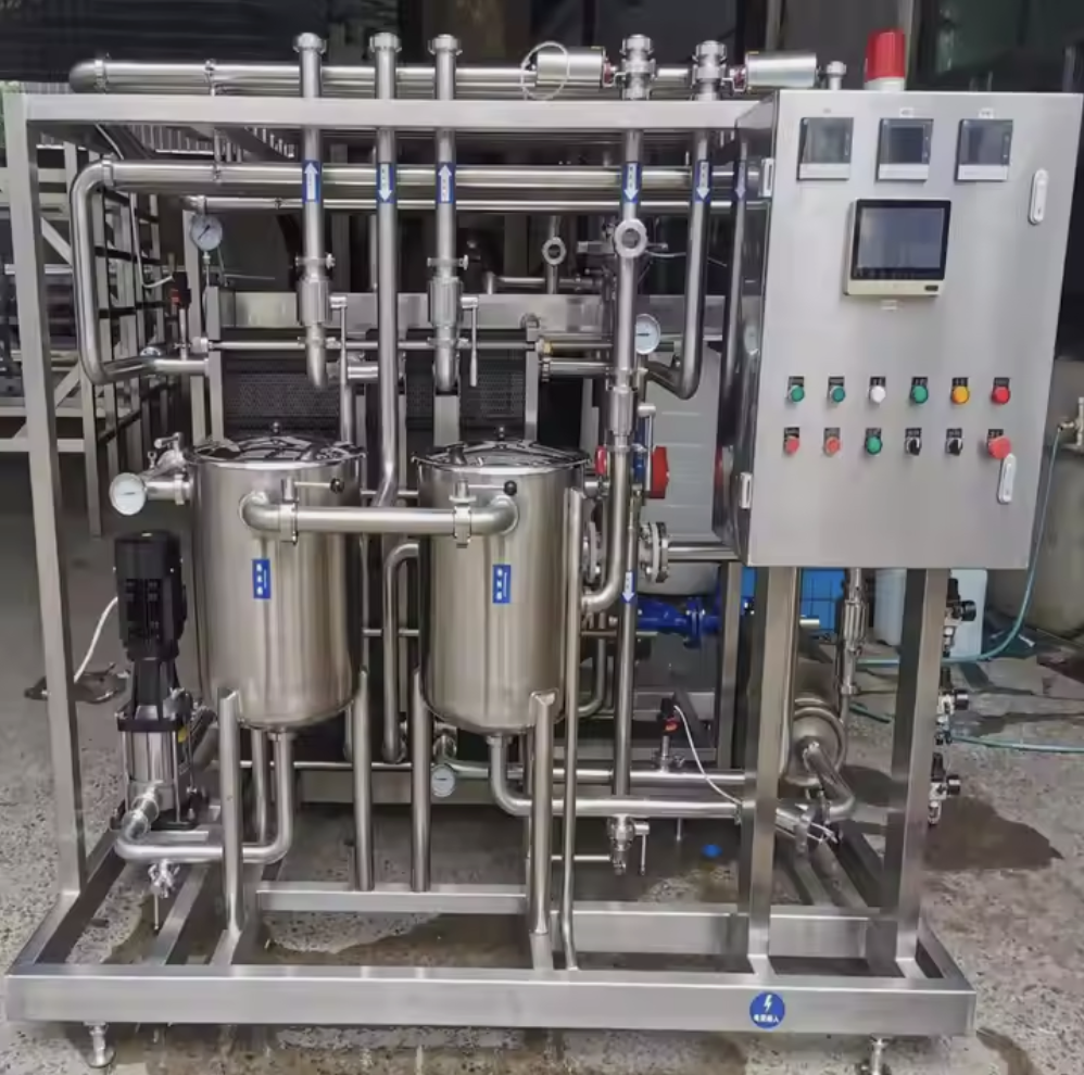 SS304  Milk Sterilisation Machine High Temperature UHT Steriliser