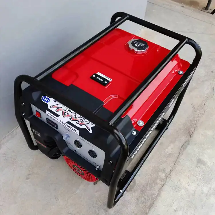 Honda 5000W Portable Power Generator - Recoil and Electric Start Gasoline Generator for Home and Camping