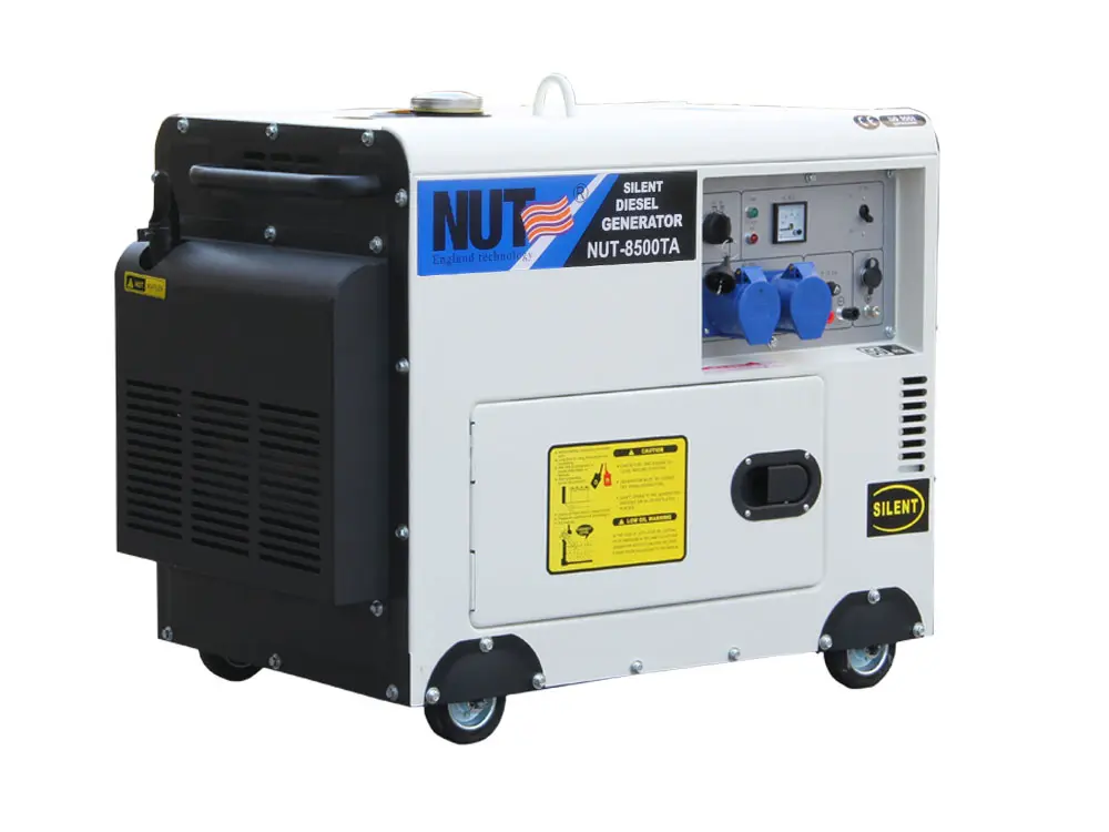 NUT Silent Home Portable Generators - 2.5KVA to 10KVA Water-Cooled Diesel Generators