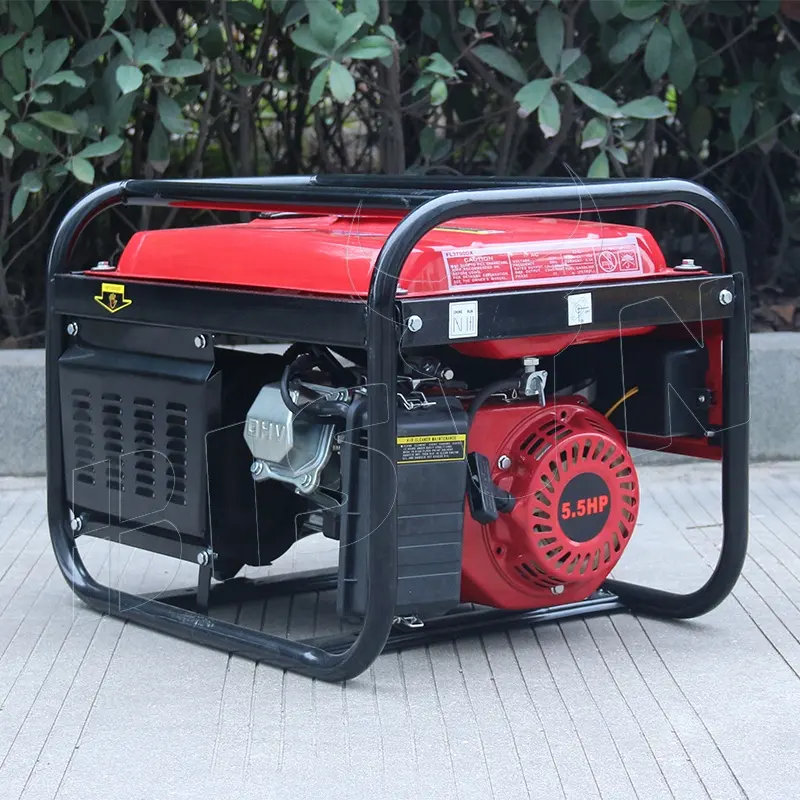 Bison Portable Gasoline Generators - Silent 8kw 50hz 458cc 16HP 3000/3600(RPM)