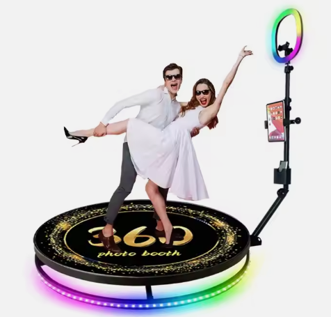 115cm 360 Spinner Wedding Party Supplies Photobooth 360 Photobooth Automatic Spinner with free Metal Flight Case