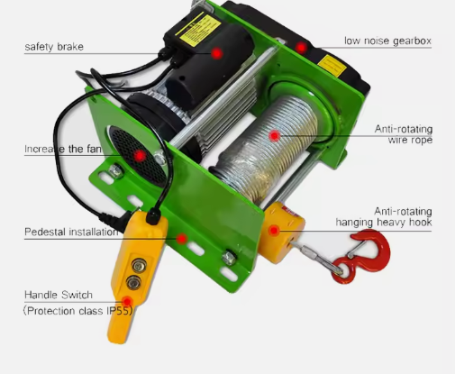 Electric Winch Germany 300-400KG Mini 220v