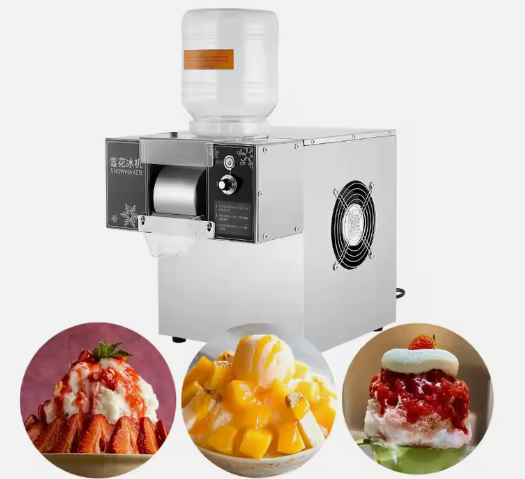 Shanyou Commercial Snowflake Ice Shaved Machine Milk Snow Ice Machine Bingsu Maker for Snack Bar Ice Cream Shop XBJ160S